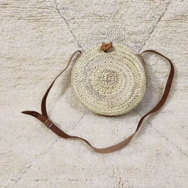 Straw Tassel Crossbody Bag