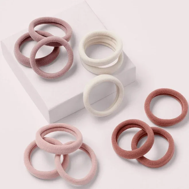 tool 12-Pack Soft Rolled Ballerina Hair Ties The Hair Edit $8.99
