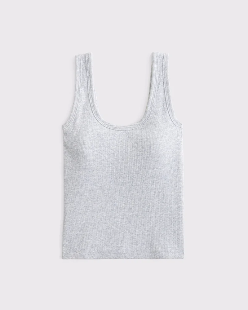 top Abercrombie & Fitch Women's Bra-Free Rib Scoopneck Tank Abercrombie & Fitch $25