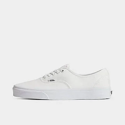 Vans Women's Authentic Casual Shoes in True White | Size: 7.5