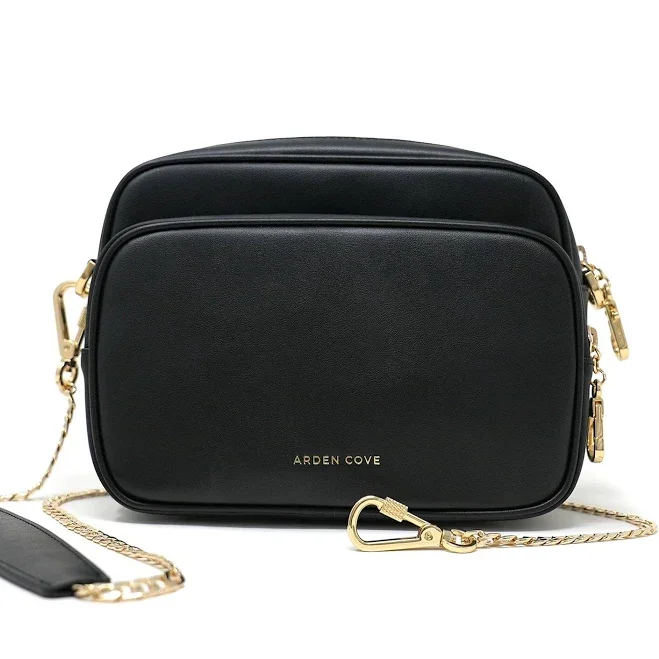 Verona Water-Resistant Anti-Theft Faux Leather Crossbody Bag