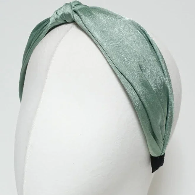 veryshine Glossy Satin Knotted Headband