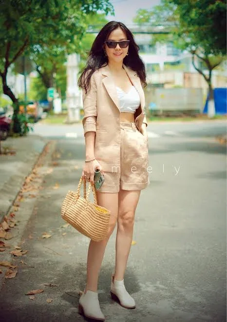 Women's Linen Two Piece Suit