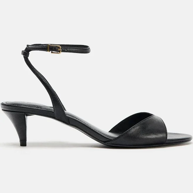 Zara Ankle Strap Heeled Sandals